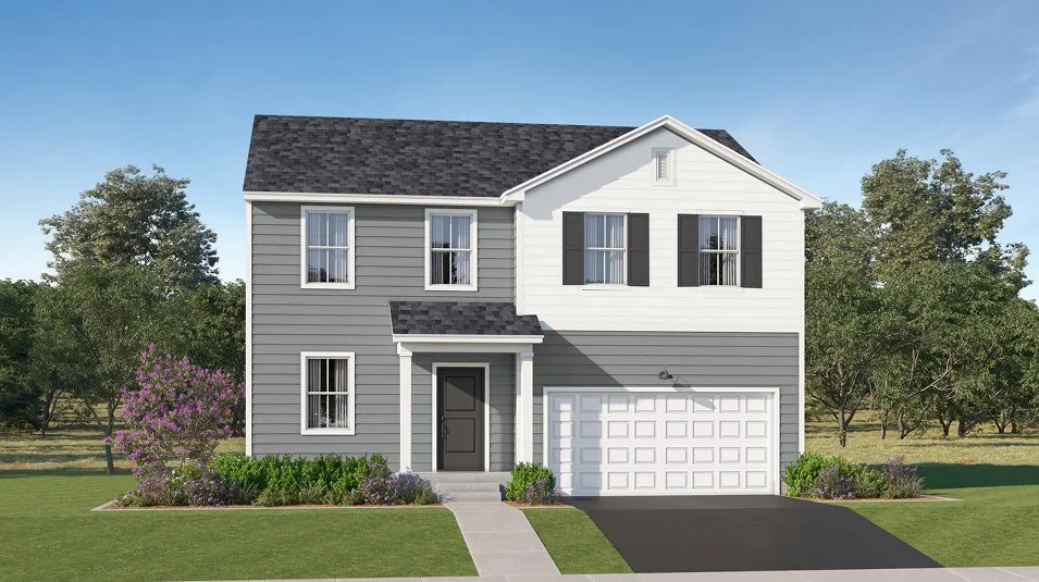 A traditional-style exterior