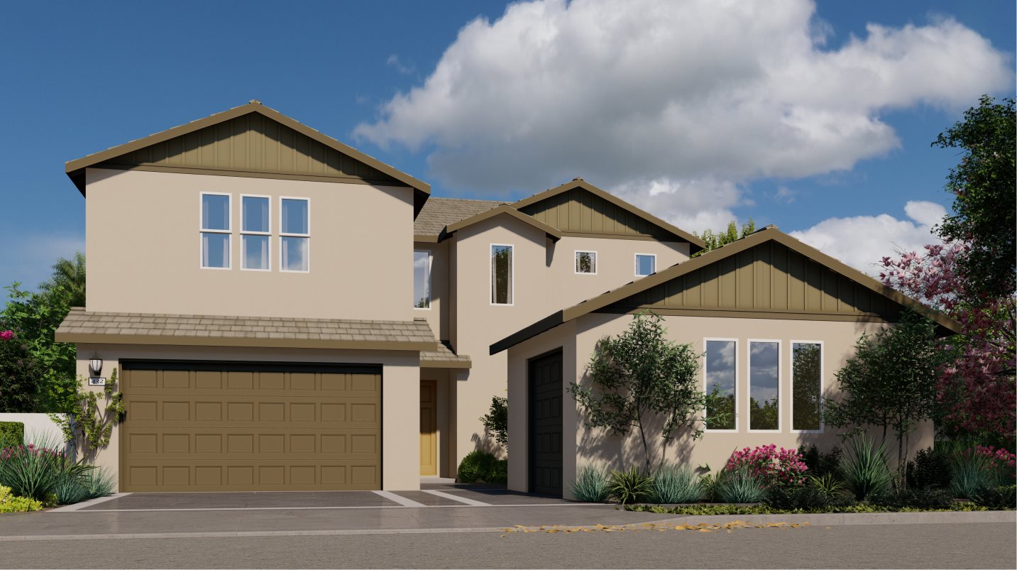 Residence 3647 Exterior B - Modern Farmhouse