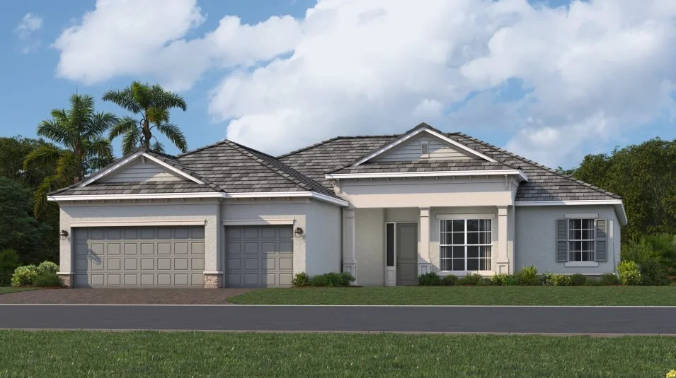 A Mediterranean-inspired exterior 