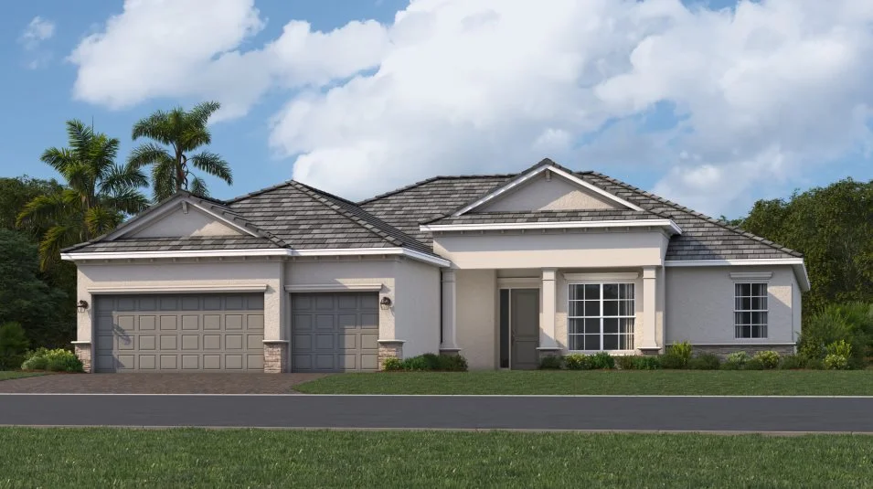 A Mediterranean-inspired exterior 