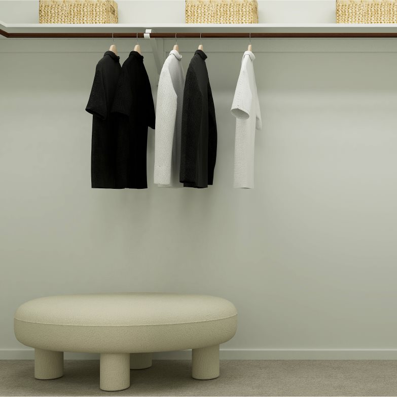 Littleton owner's suite walk-in closet
