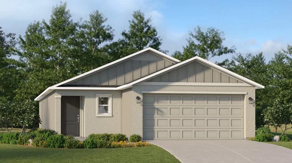 A ranch-inspired exterior 