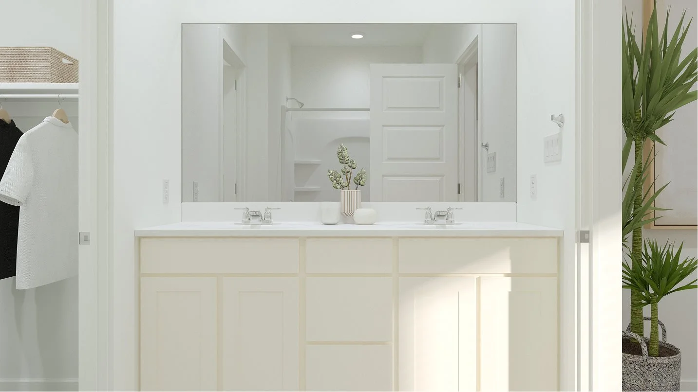 Jerome owners suite bathroom sinks