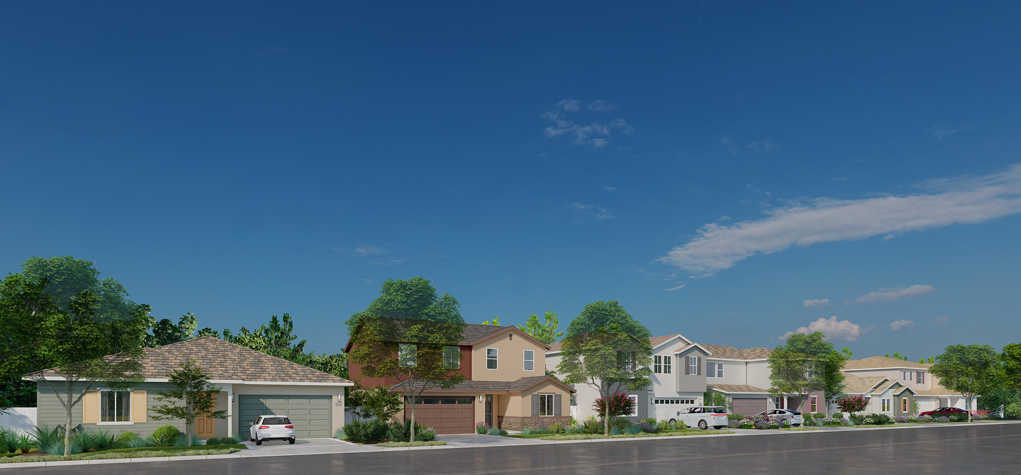 The Links Sierra View Streetscape (1)