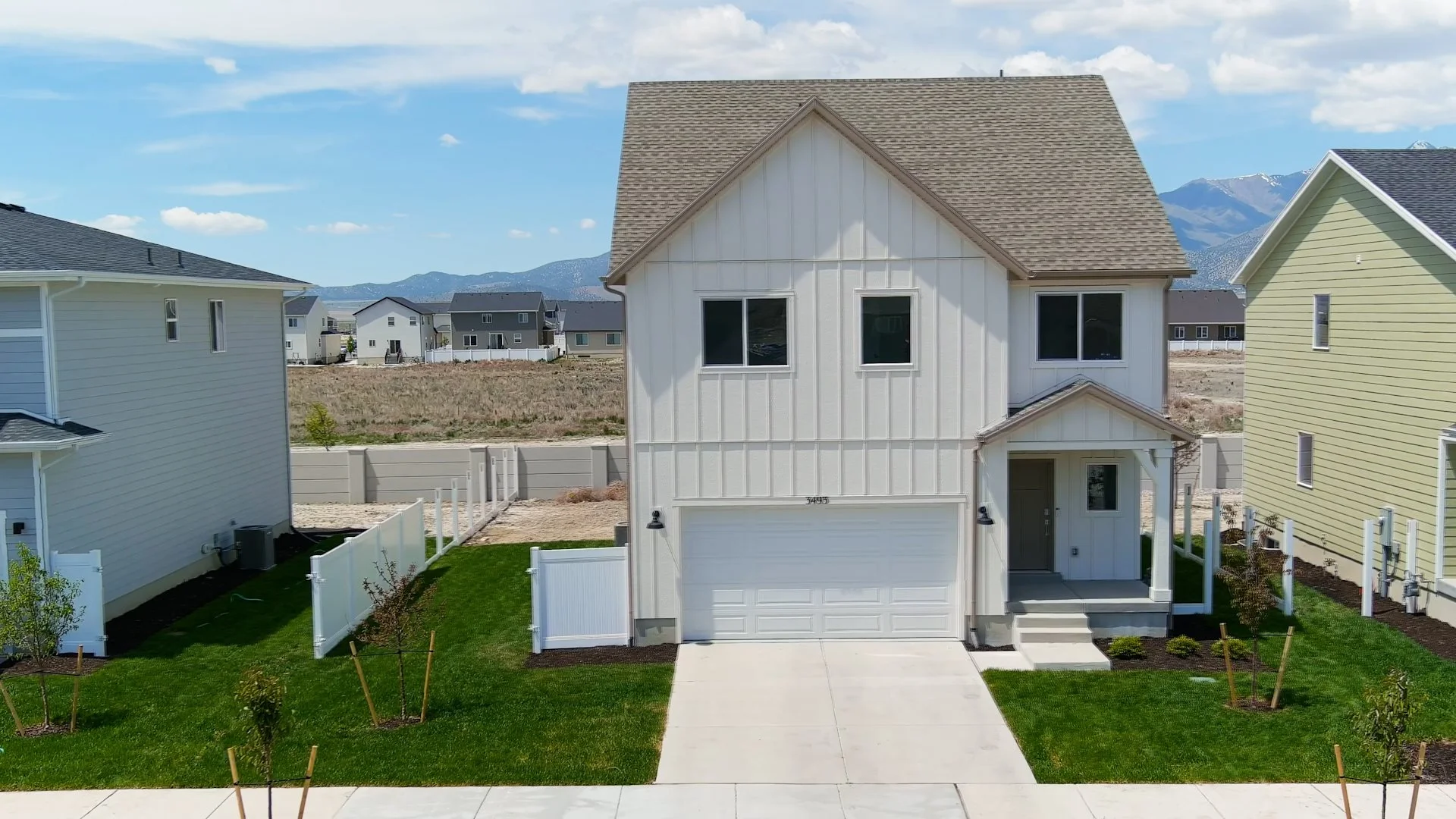 Homes in the Parkway Fields masterplan