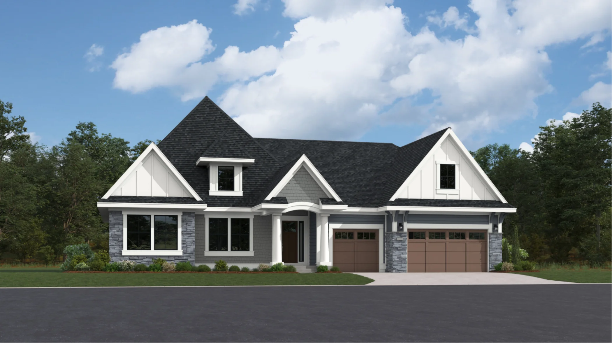 Riviera Exterior Rendering Cottage