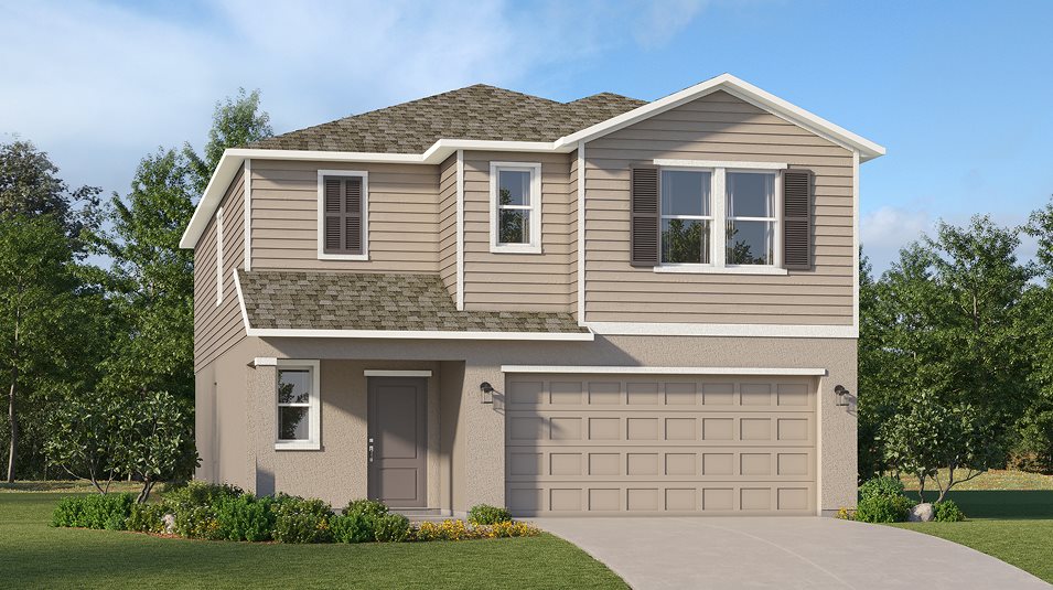 A traditional-style exterior