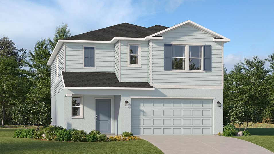 A traditional-style exterior