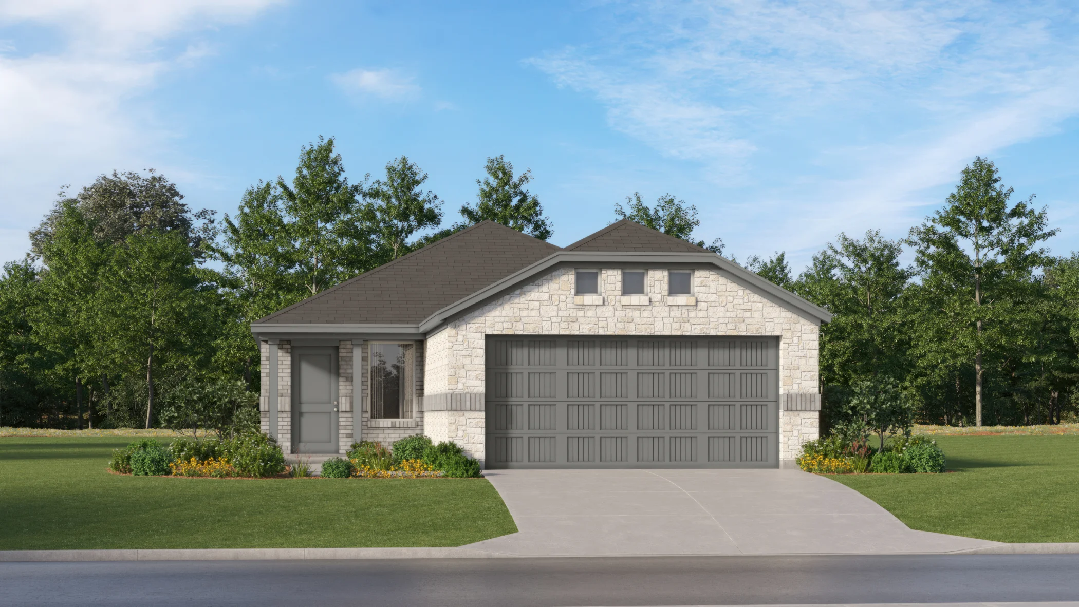 TX Core Cottage 2510 Oakridge K1 K3 Elev
