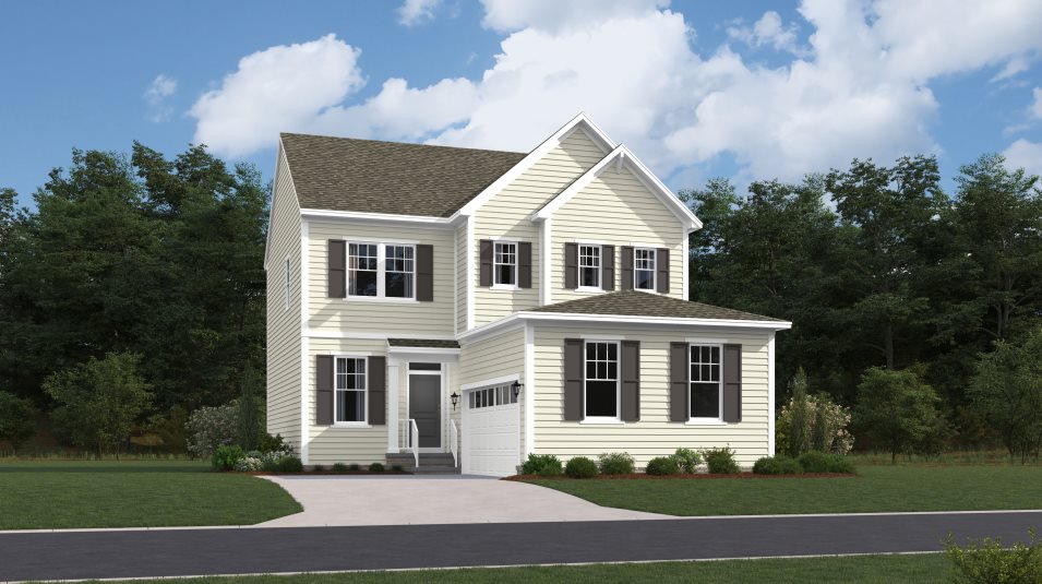 Trestle Exterior Rendering Classic Siding