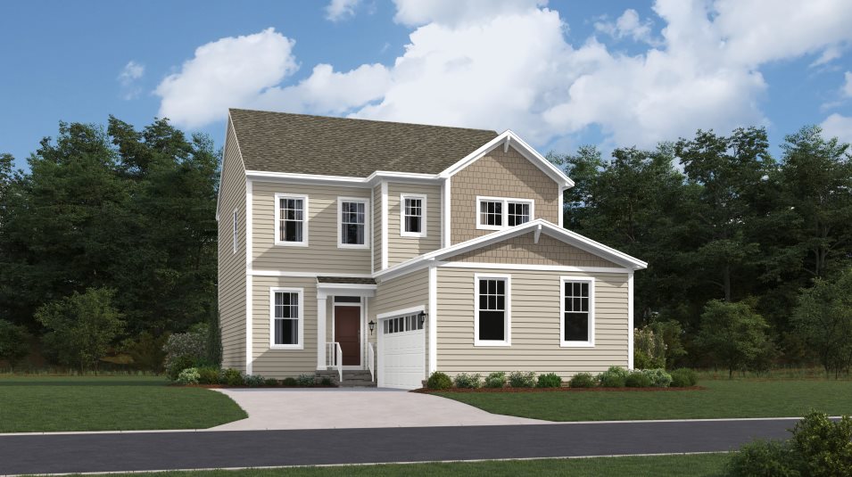 Trestle Exterior Rendering Craftsman Siding