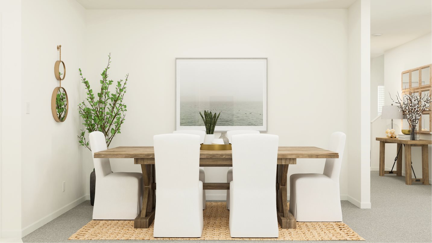 Boston plan dining room