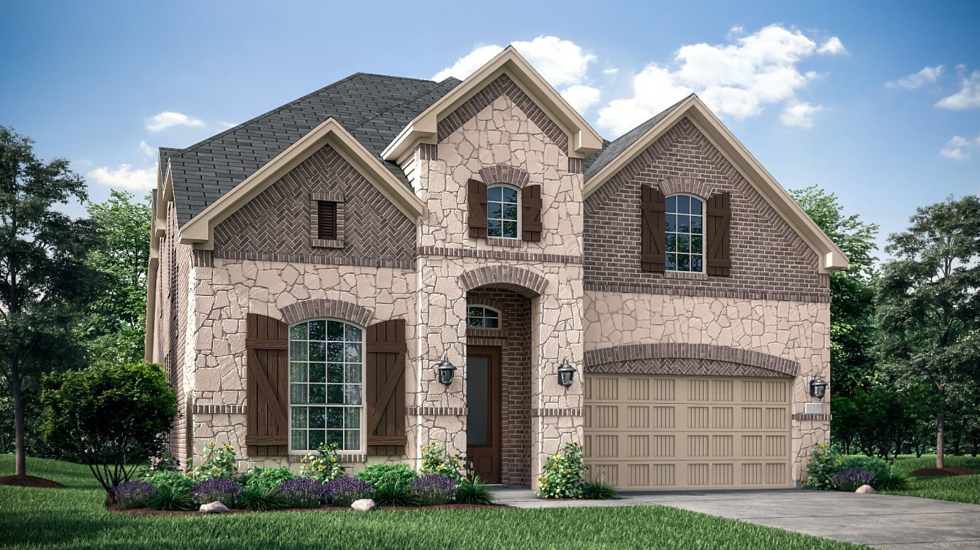 Lonestar Estates - Somerville II with Theater Exterior C