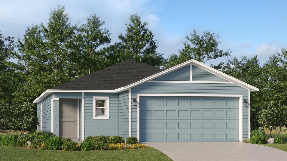 A ranch-inspired exterior 