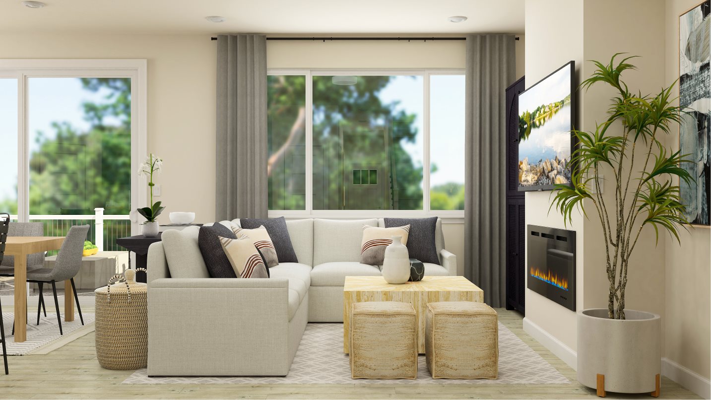 Furnished great room