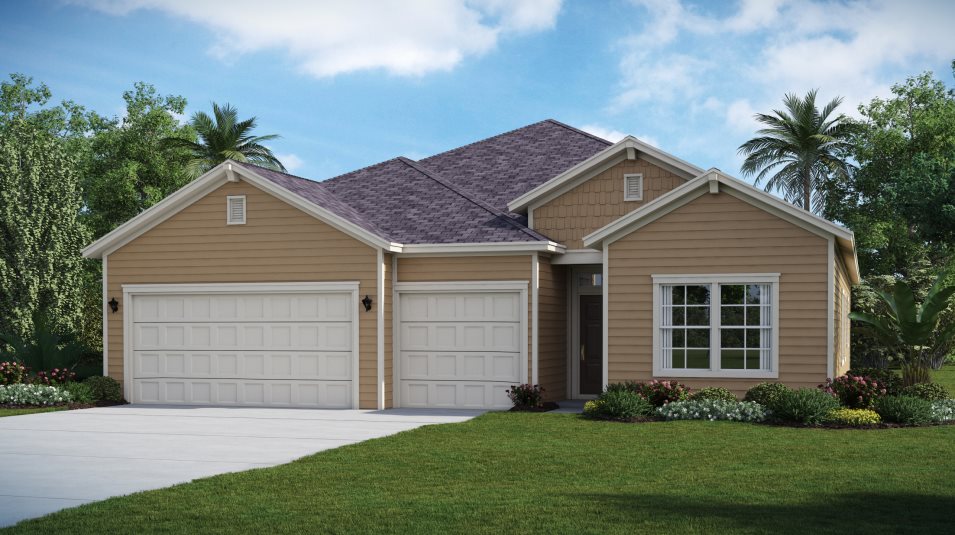 An American-inspired exterior 