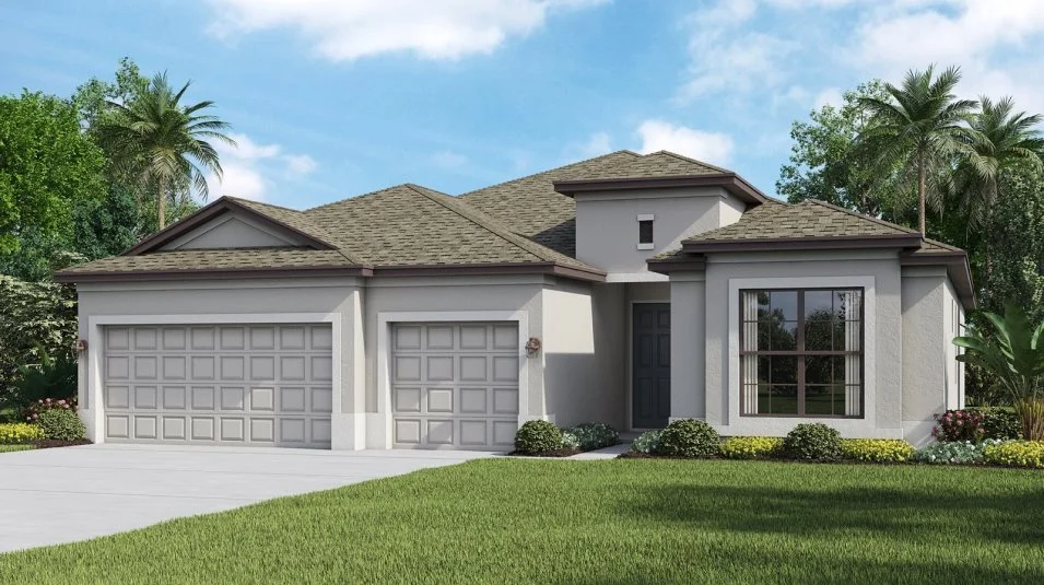 A modern ranch-inspired exterior 