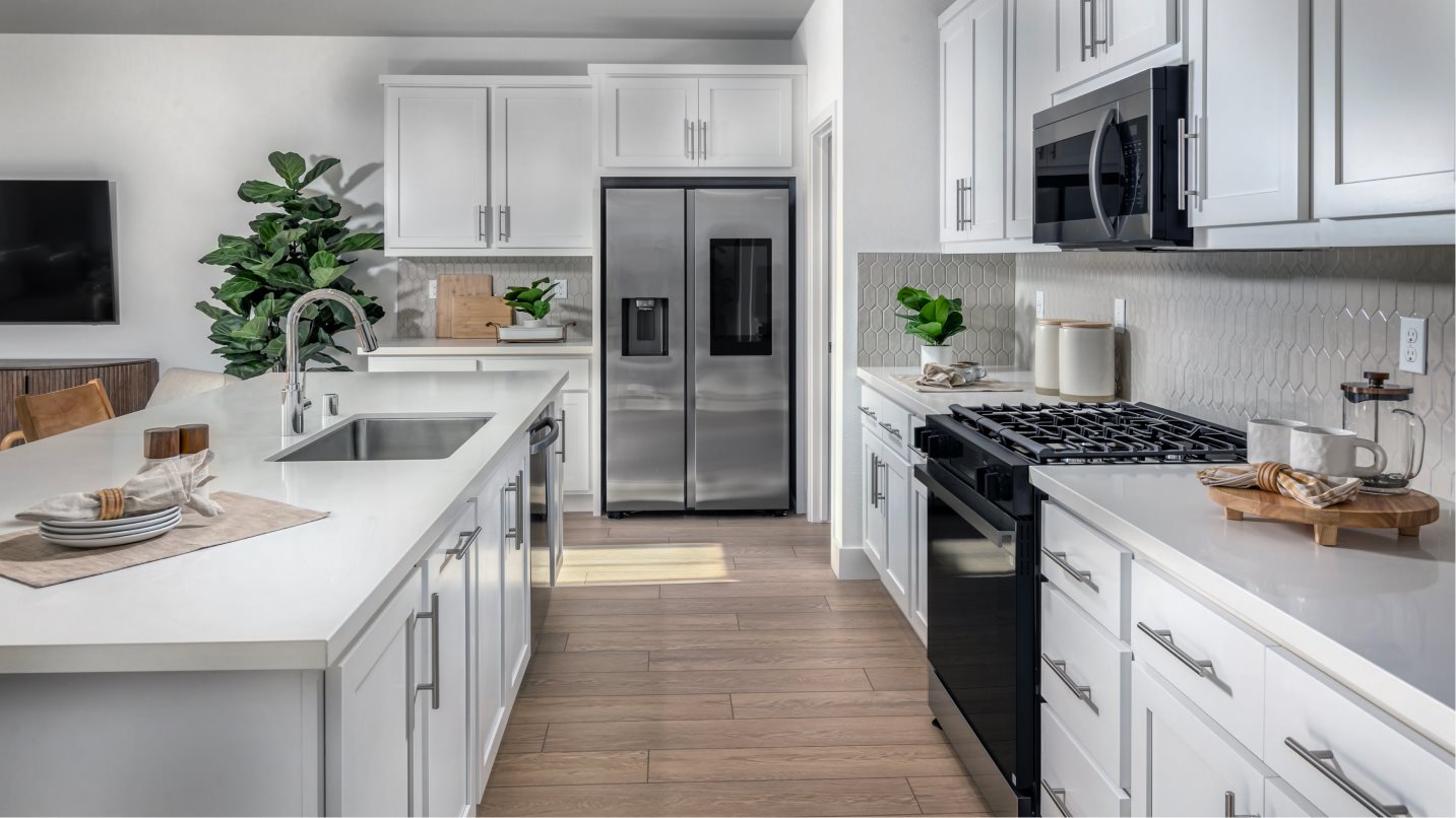 Kitchen with ample storage