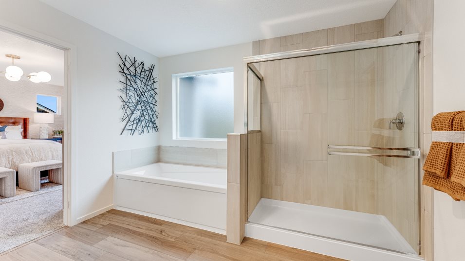 Davenport suite bathroom tub and shower