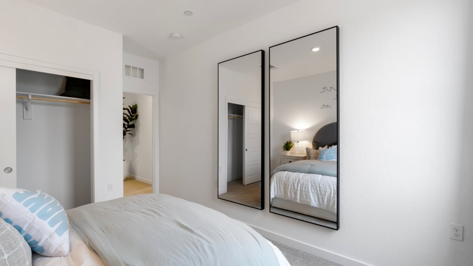 Bedroom 2 with storage space