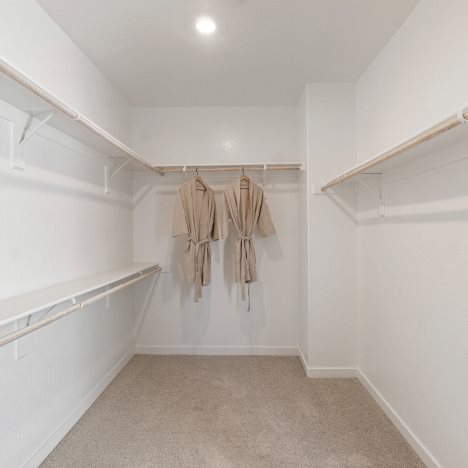 Orchestra owners walk in closet