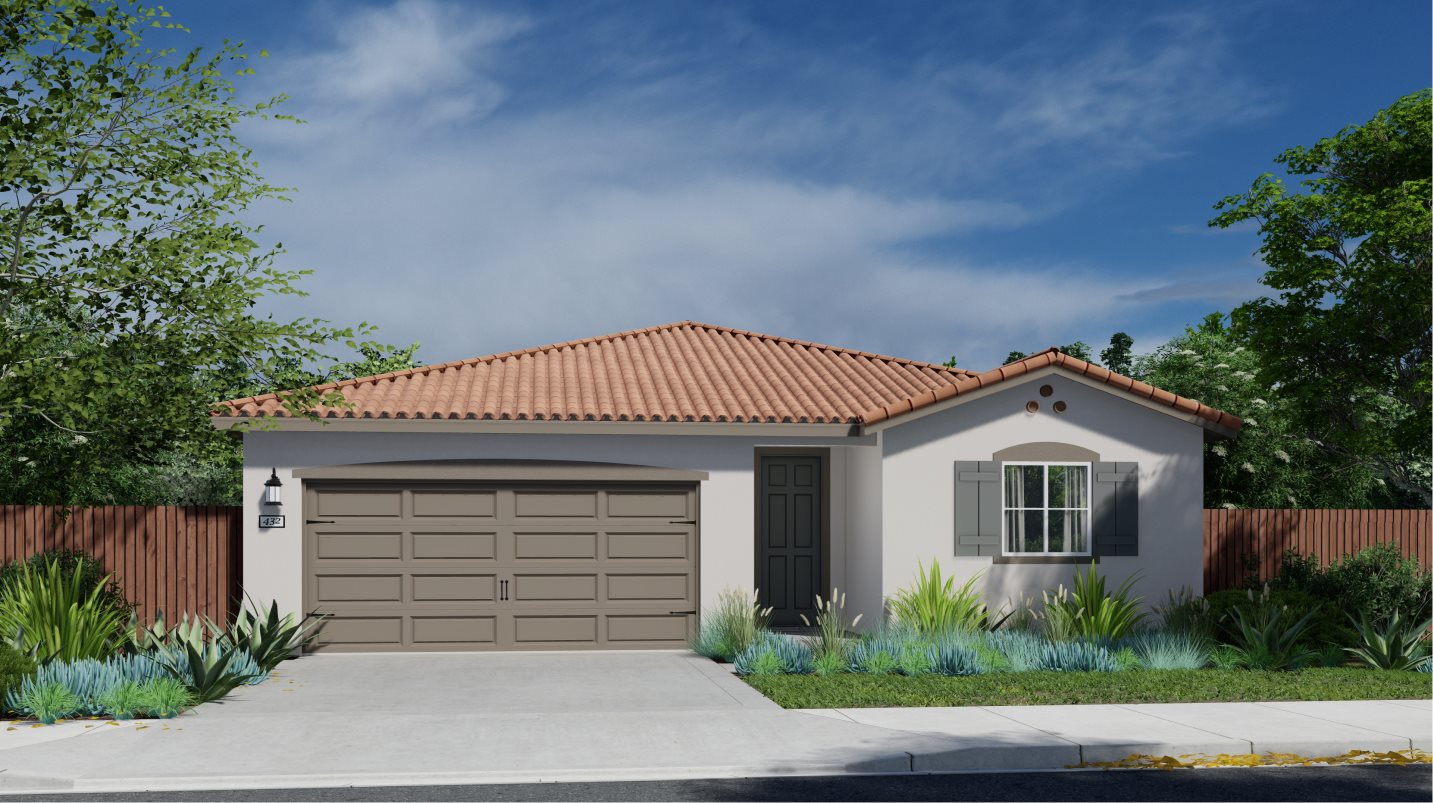 Residence 1765 Elevation A - Spanish