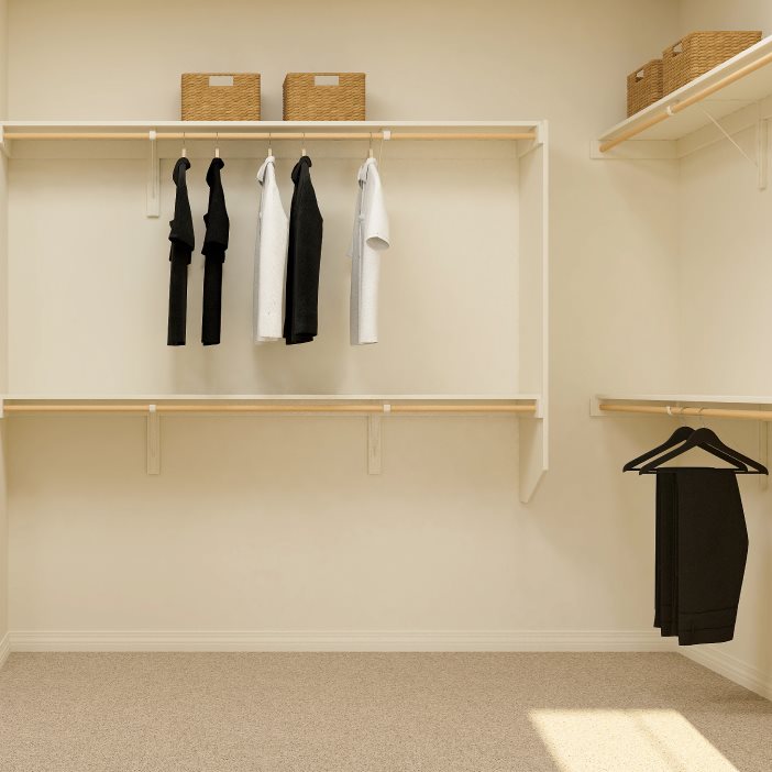 Residence Two Owner's Suite Walk-In Closet