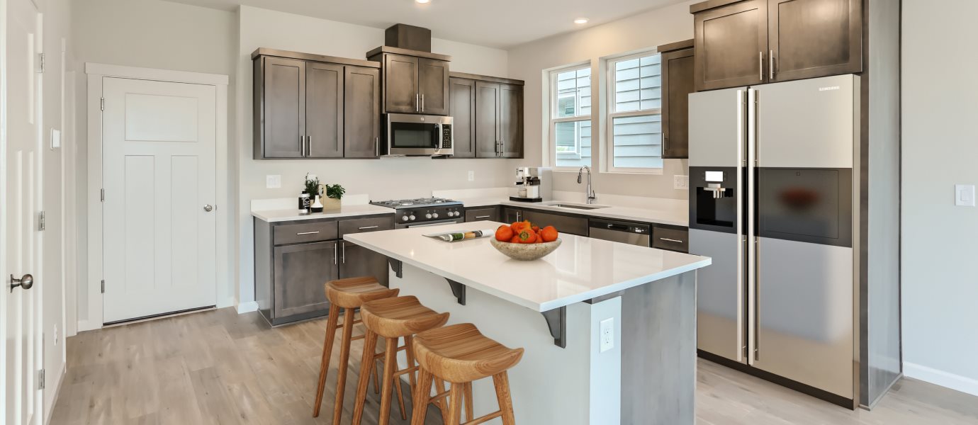 Kitchen island with seating