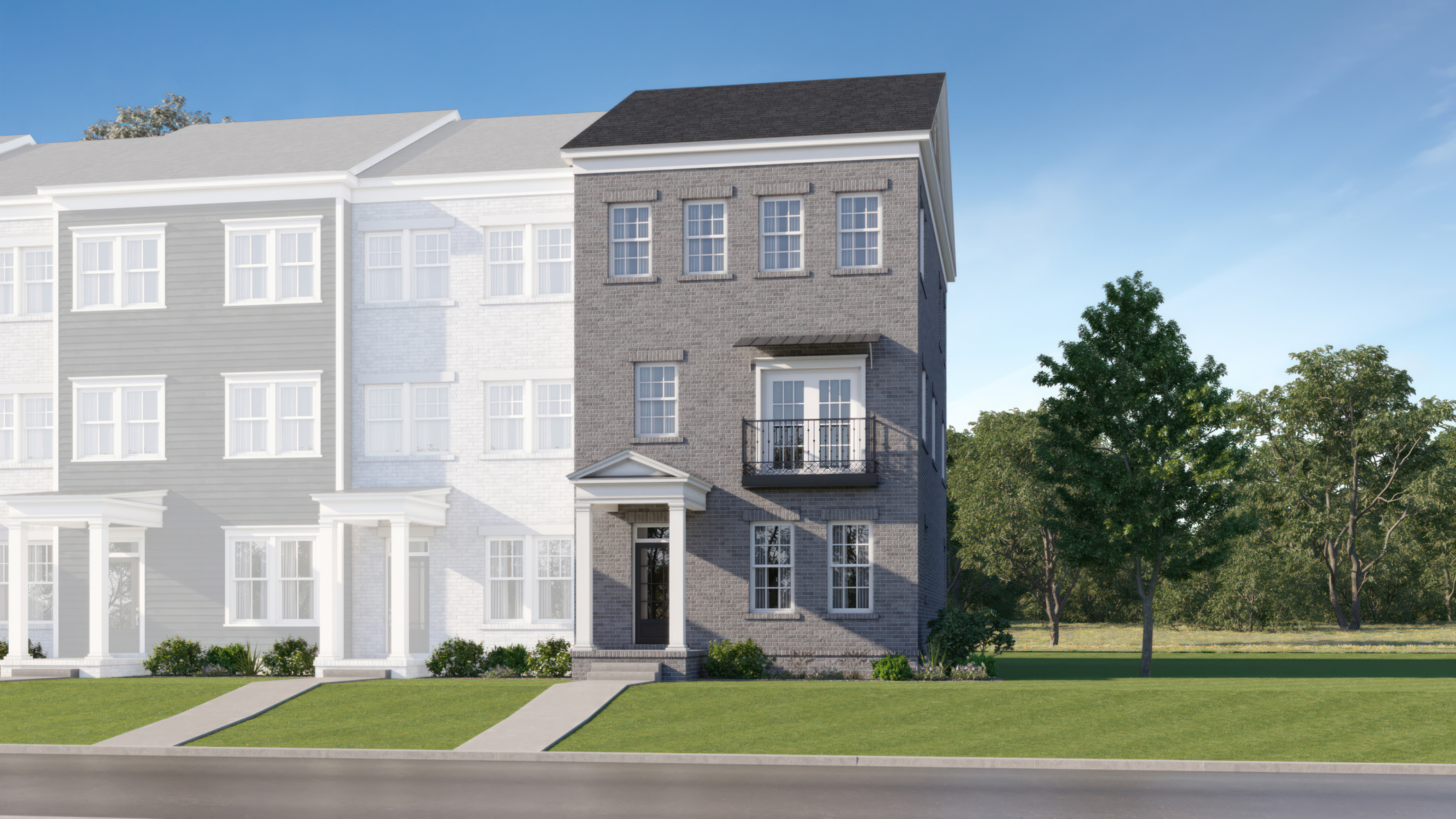 Avenue Collection 5plex Lots 53 57 front Westbrook E