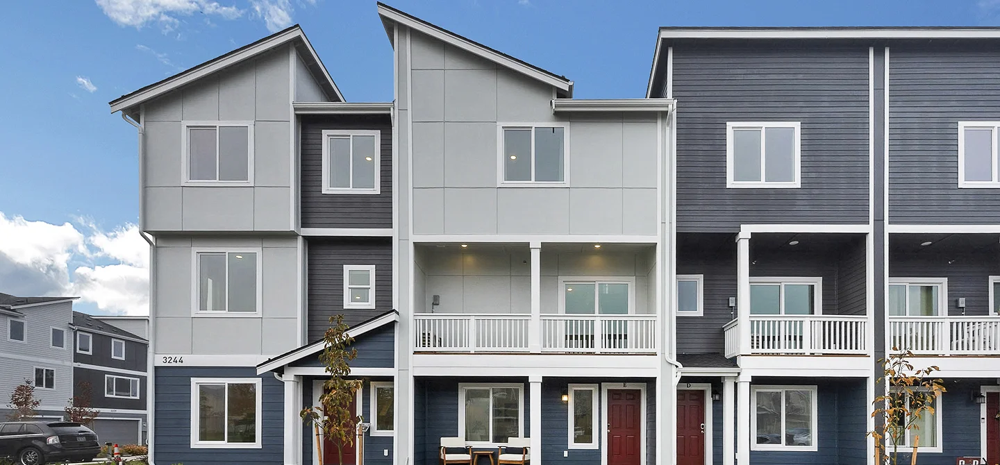 Campus Reserve Townhomes Streetscape
