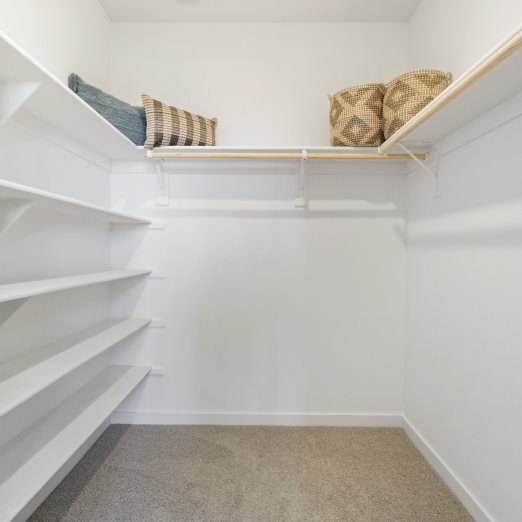 Bolero owners walk in closet