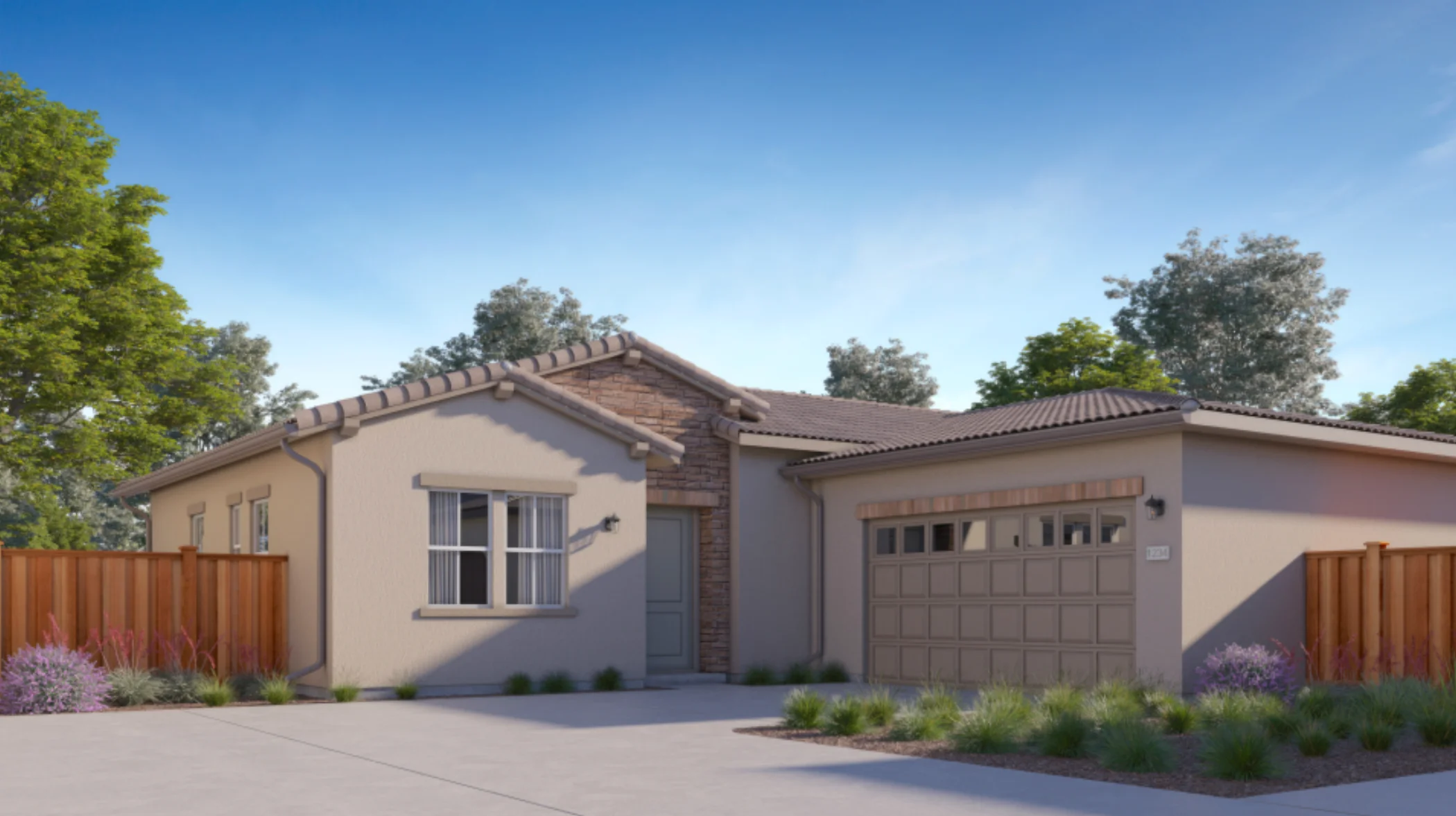 Adobe Ranch home exterior