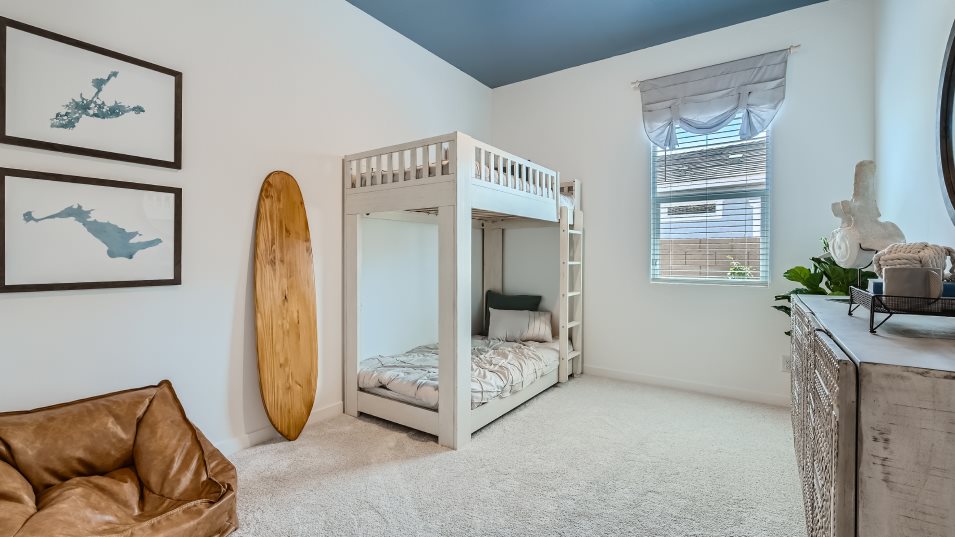 Bedroom 2 styled with bunk beds