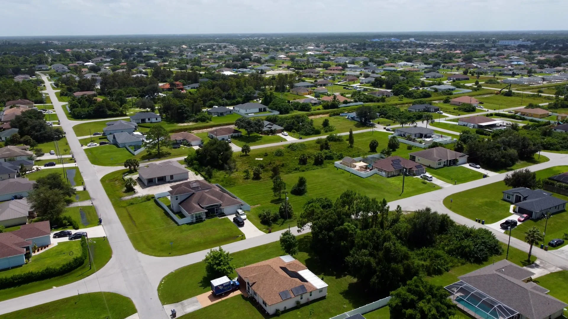 Lehigh Acres aerial view