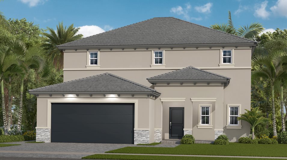 A Mediterranean-inspired exterior