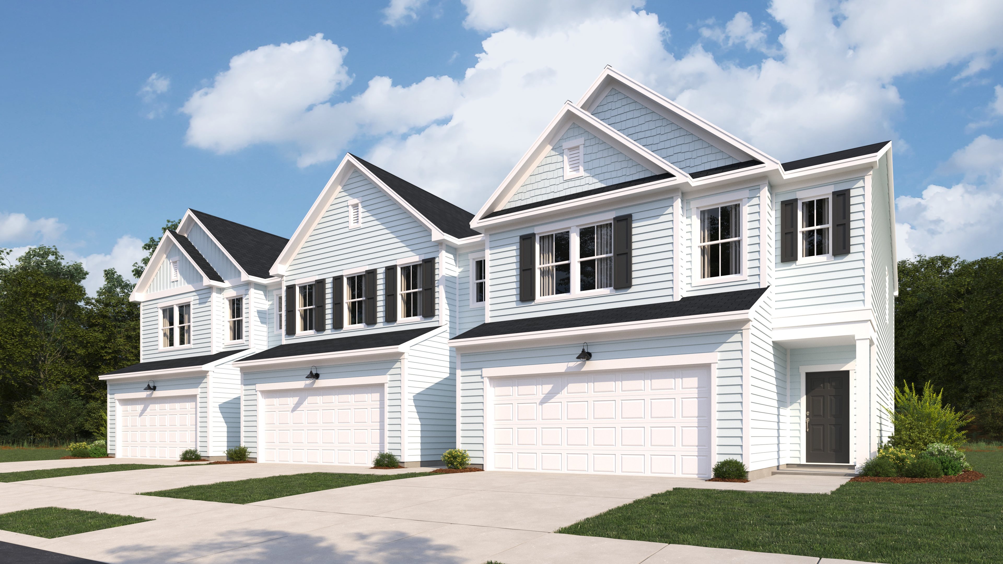 Dawson Pointe 3 Unit TH Gen3 elev DAY