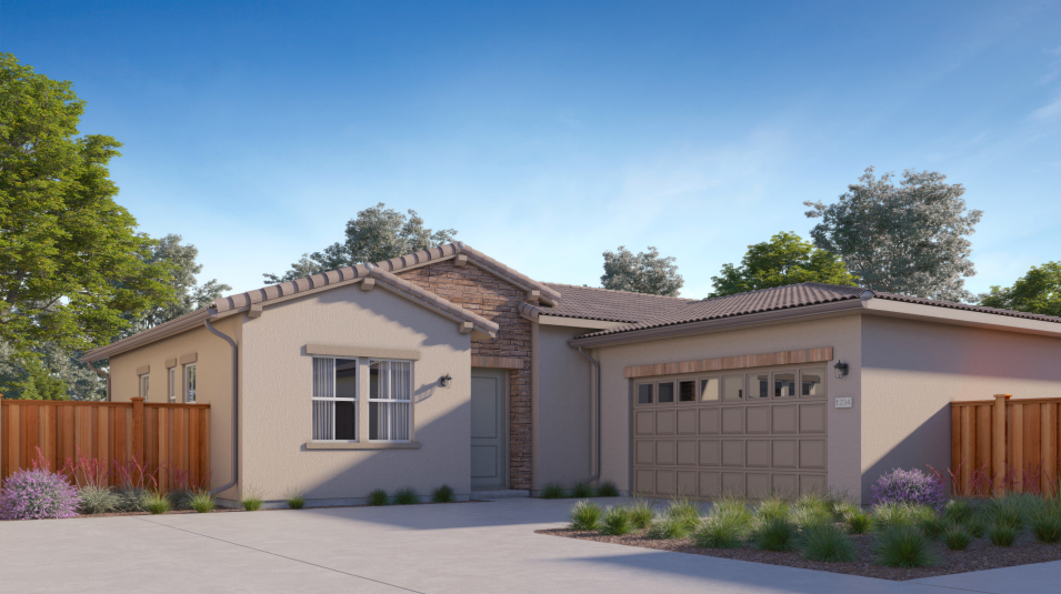 Adobe Ranch home exterior