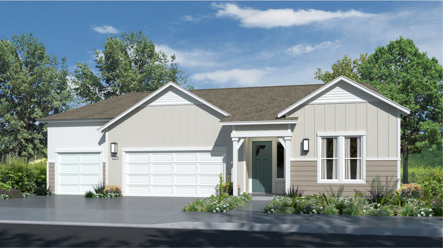 Farmhouse home exterior