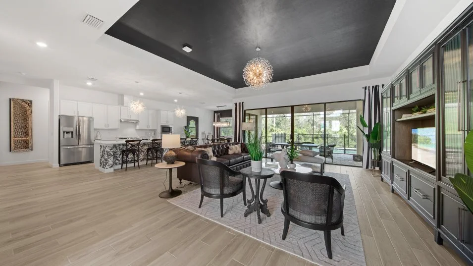Lorraine-Lakes Estate Homes Sunset Great Room