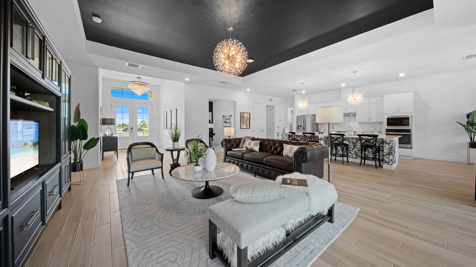 Lorraine-Lakes Estate Homes Sunset Great Room