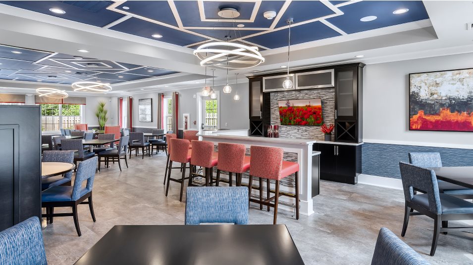 Clubhouse bar and lounge