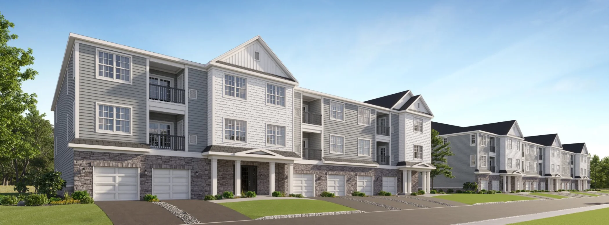 Monroe Parke Terraces streetscape
