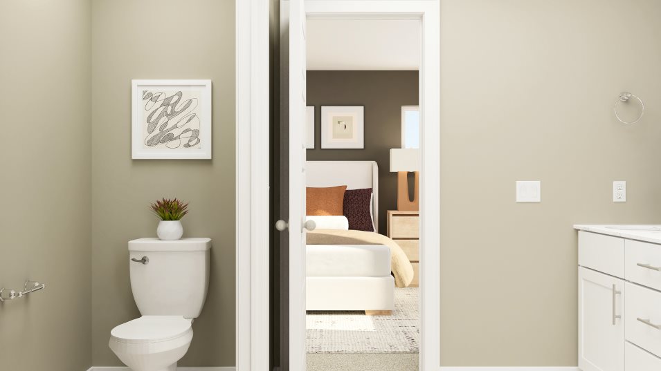 Laurel owners suite bathroom commode