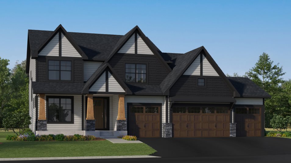 Portofino Exterior Rendering Craftsman B4