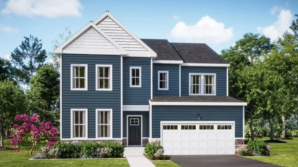 This craftsman-inspired exterior 