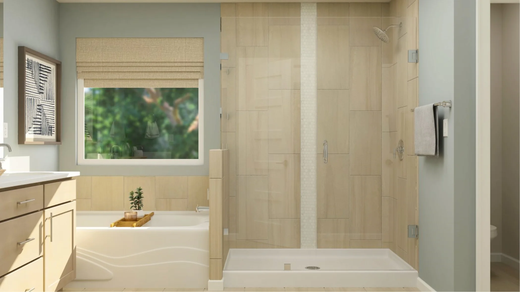 Camelia owners suite bathroom