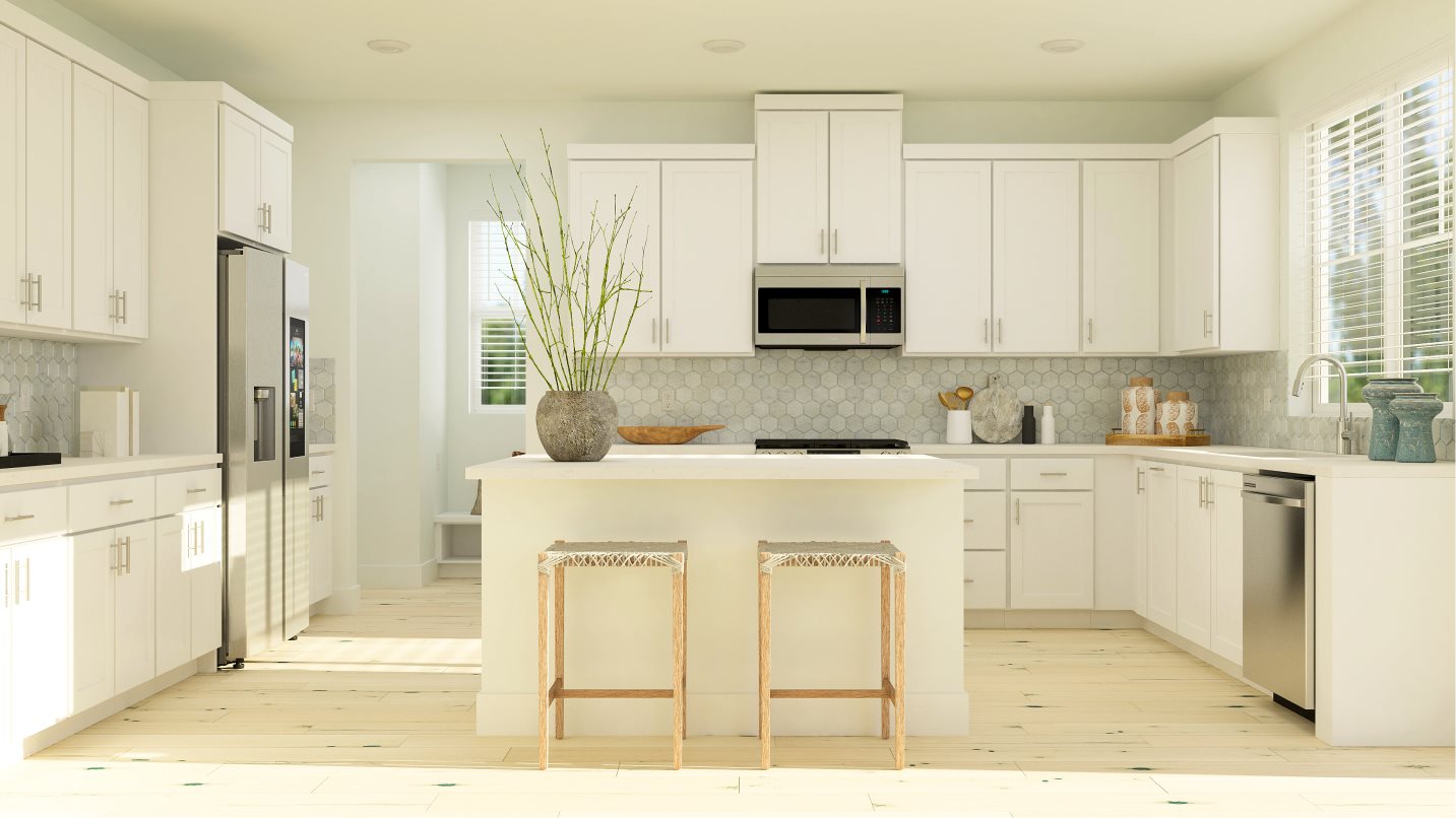 Kitchen Island View