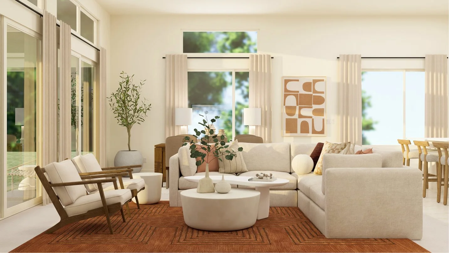 Furnished great room