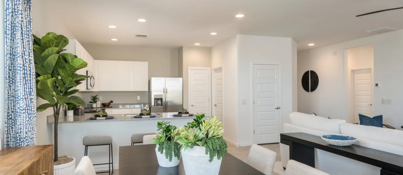 Coronado Great Room, dining and kitchen open area