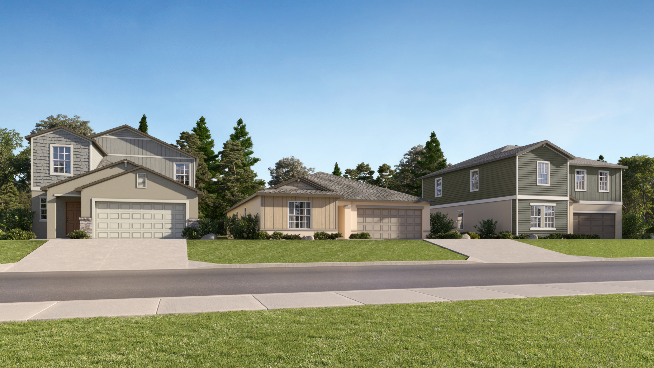 New Port Corners Streetscape